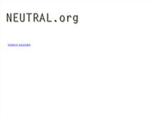 Tablet Screenshot of neutral.org